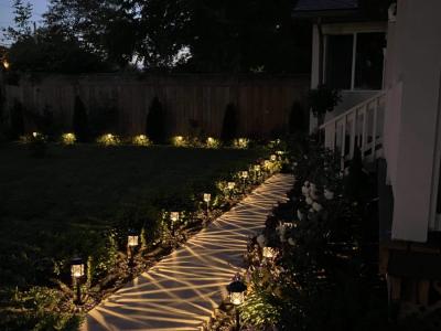Solar light walkway 